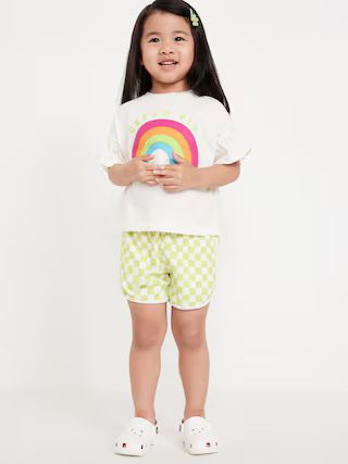 Loop Terry Dolphin-Hem Shorts for Toddler Girls | Old Navy (US)