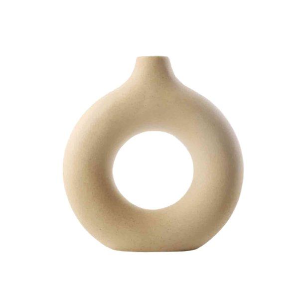 TiFyT2ofys Donut Vase, Nordic Ring Vase Modern, Handmade Vase, Bohemian Vase - Walmart.com | Walmart (US)