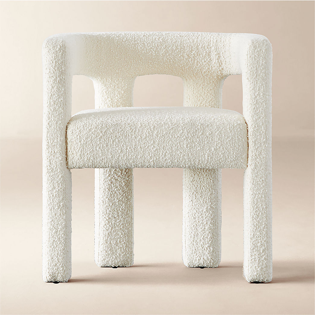 Stature Ivory Dining Armchair + Reviews | CB2 | CB2