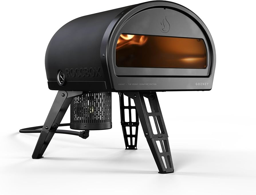 Gozney Roccbox Outdoor Pizza Oven, Black, Portable, Gas & Wood Fired, Restaurant-Grade | Amazon (US)