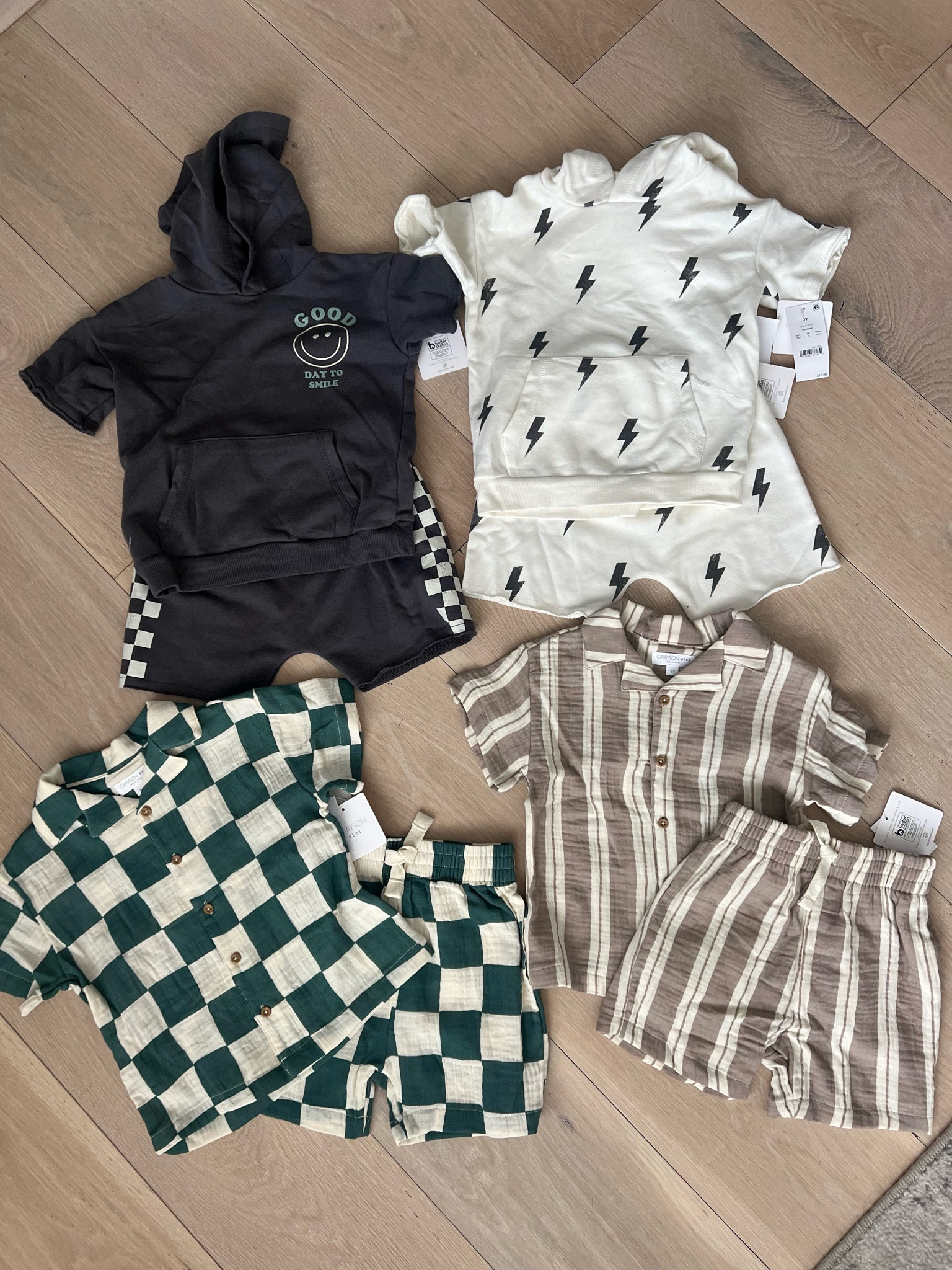 I love this brand Grayson Mini at Target! Got some of these sets last year so grabbed them when I saw them again. Super soft, comfortable and lightweight for Spring and Summer. They are great for travel and perfect for Jack to run around in!

#LTKtravel #LTKstyletip #LTKkids