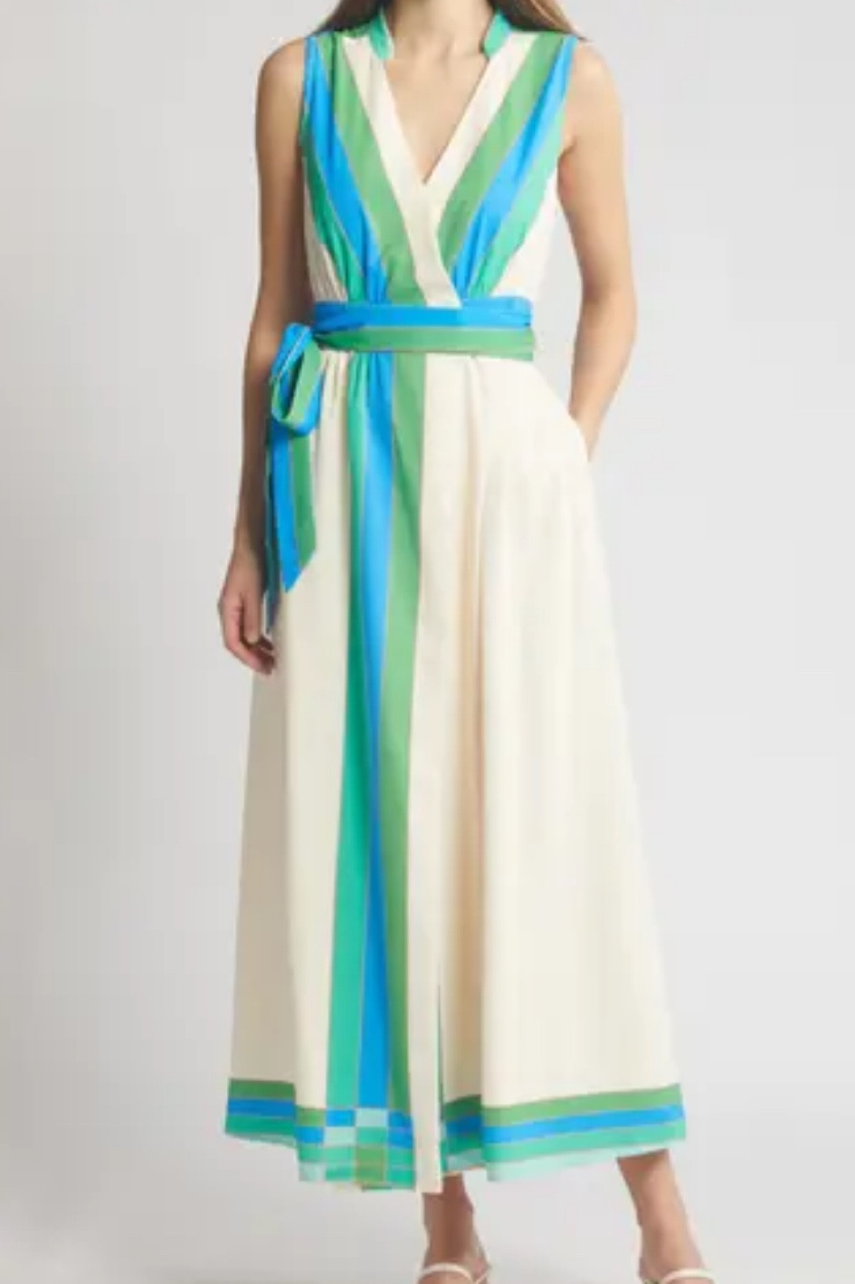 The cutest blue and green dress!