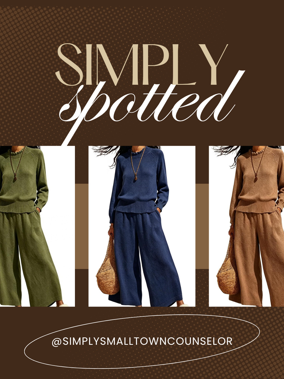 Simply Spotted 👀✨ Something currently catching my eye! This two-piece sweater set looks so cozy and cute—the perfect fall classroom look! 🤎 

 #LTKWorkwear