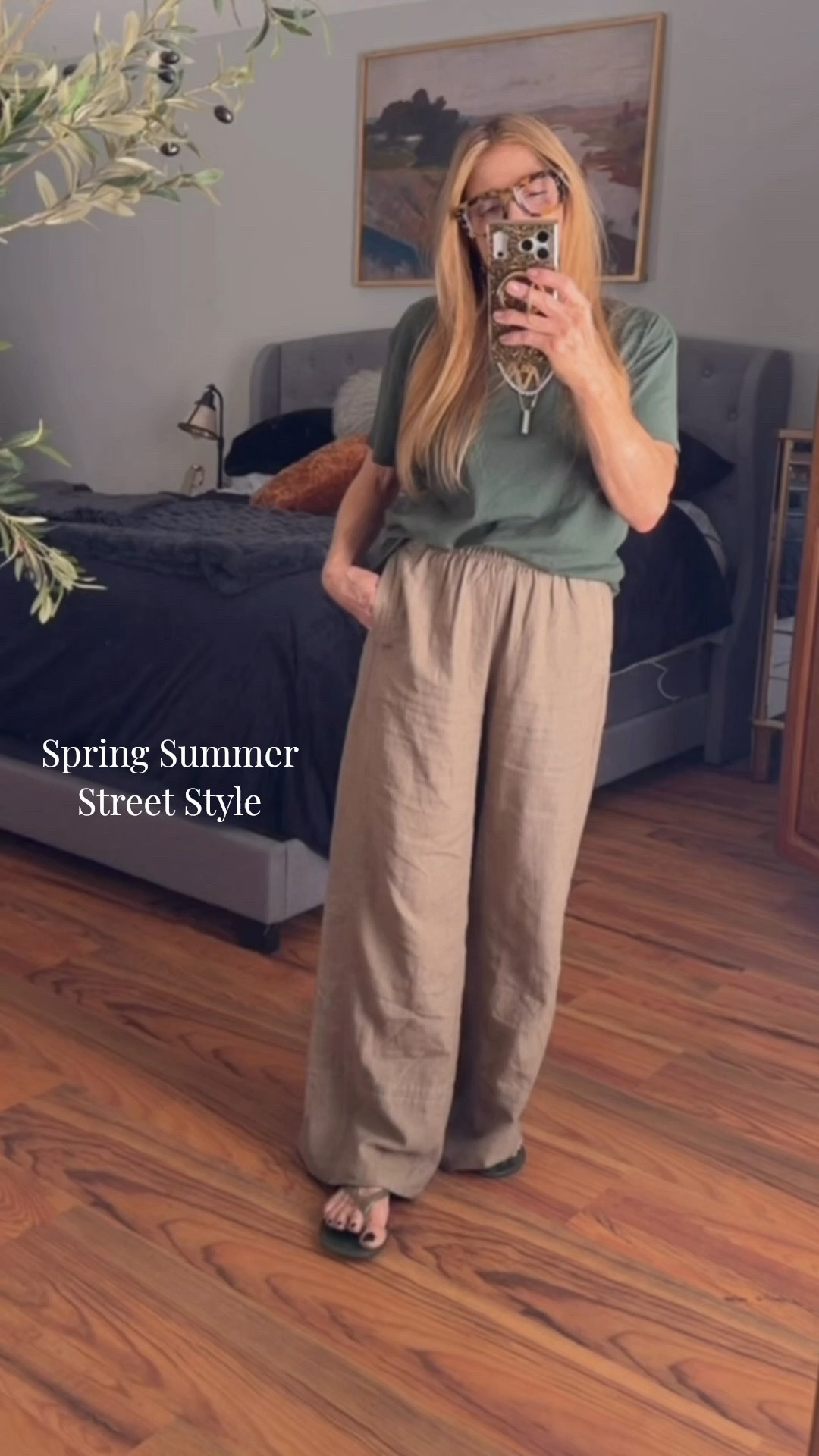 Spring / Summer daily street style mode - activated ! Living lately for these easy breezy lightweight pull on pants and a  luxe T shirt . For reference ; 
I’m 5’ 1” 115 lbs wearing size XS in the pants and size L in the tee . 

#LTKPetite #LTKootd #LTKOver40