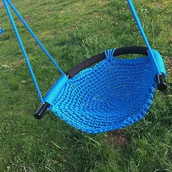 Hi-Na Kids Swing Seats Indoor Hand-Made with Adjustable Rope, Outdoor Tree Child Swing Seat for K... | Amazon (US)