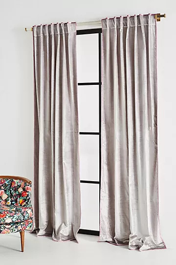 Petra Velvet Curtain | Anthropologie (US)