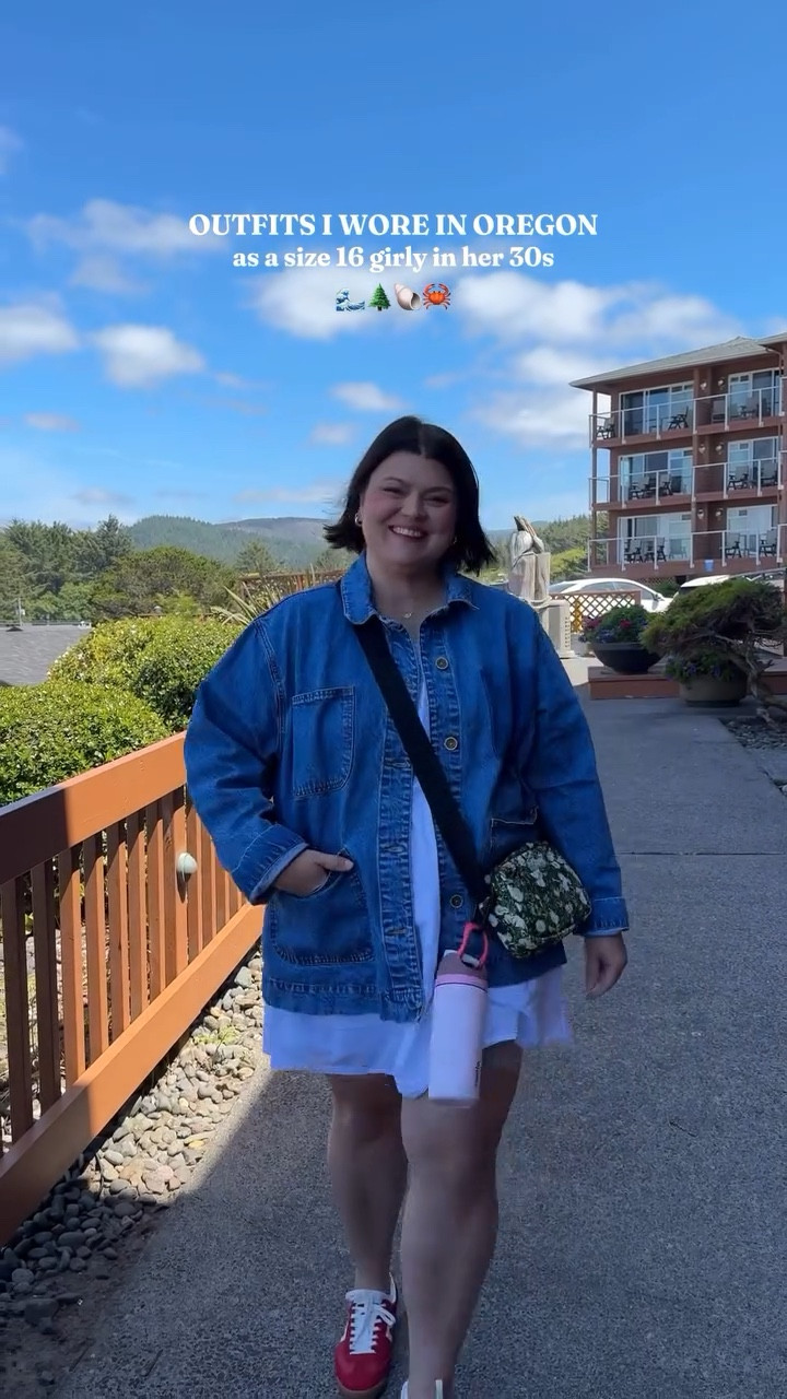what I wore to the coast as a size 16 girly in her 30s 🌊🐚🦀

comment "cutie" for links to everything!!! 

#vacationoutfits #plussizefashion #size16style #outfitideas