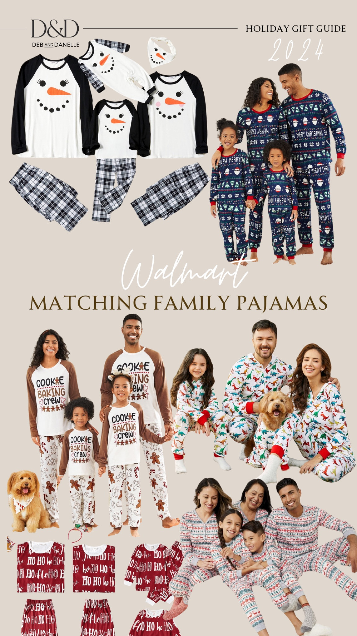 Walmart has some amazing matching family pajama options that start as low as $10. There are even options that allow you to match with your dog. 

#LTKFindsUnder50 #LTKFamily #LTKSeasonal