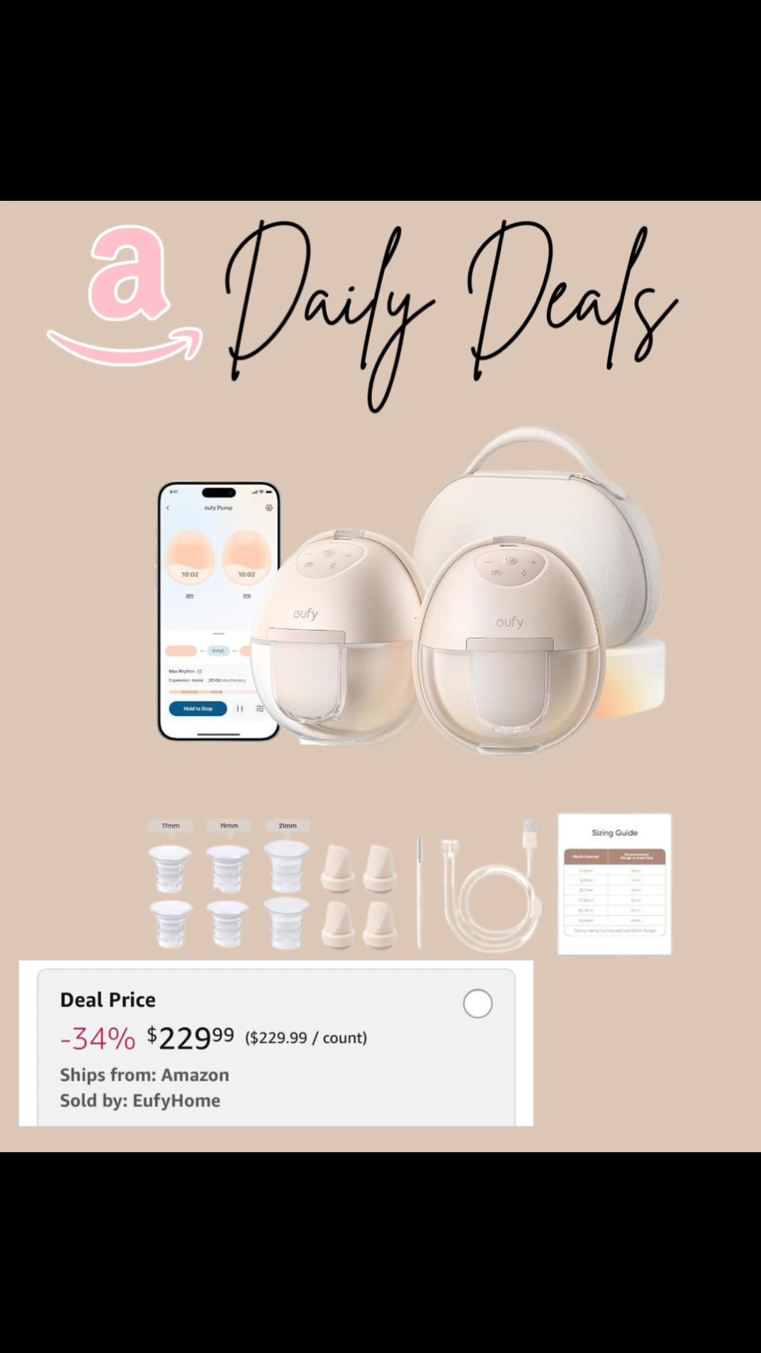 Amazon prime day 2026 baby deals 
I’ve been eyeing this Eufy wearable breast pump, and it’s dropped below $239! Pair with your 15% off baby registry coupon if you have one for extra savings 

Prime day, Amazon prime day 2026, deals, sale, Amazon deals, Amazon sale, postpartum deals, new mom deals, found it on Amazon, what I’m buying for prime day 2026, baby deals, baby essentials 
#primeday #amazon #primeday2026 #sales

#LTKBaby #LTKSaleAlert #LTKBump