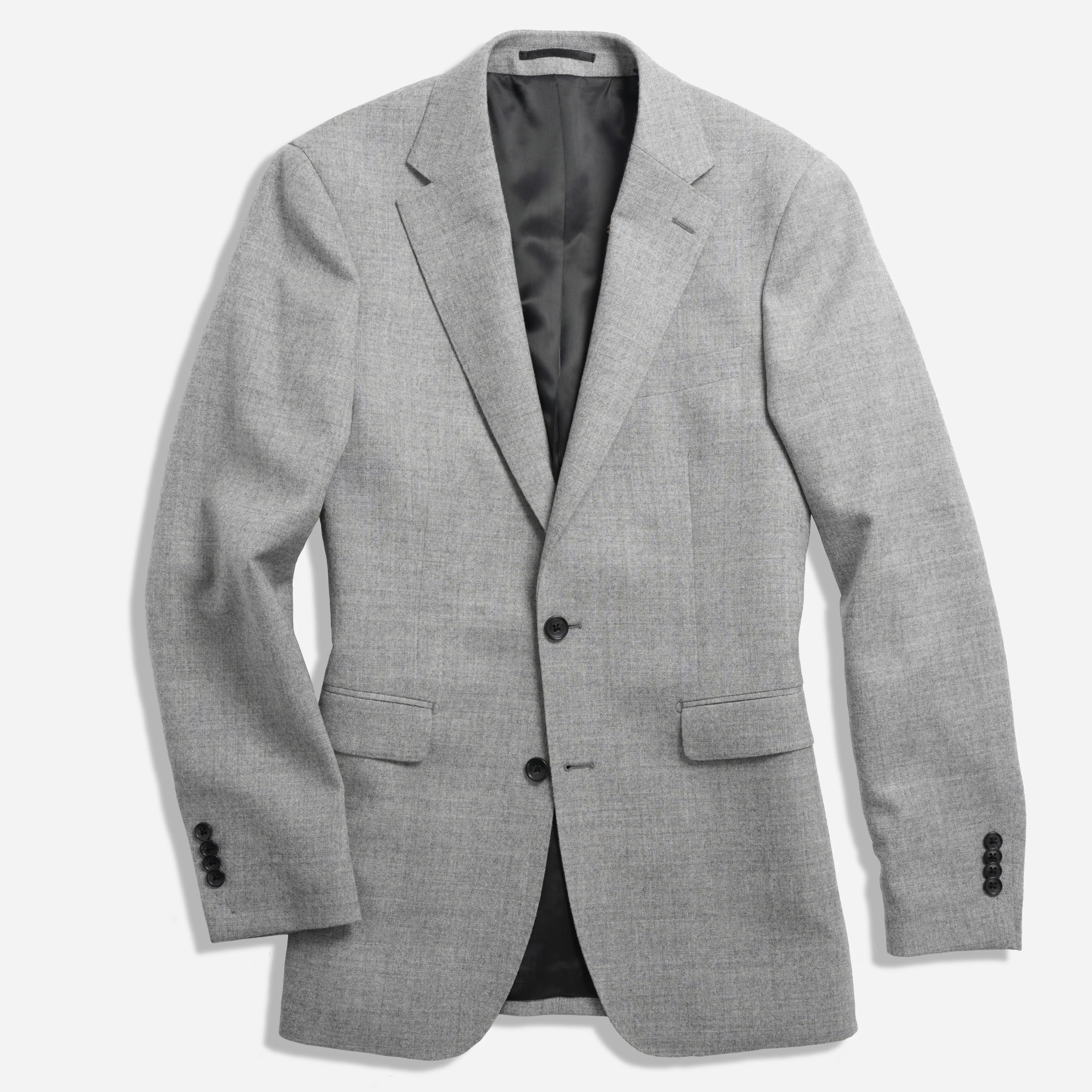 The Lakeshore Wool Flannel Grey Jacket | Wool Jackets | Tie Bar | The Tie Bar