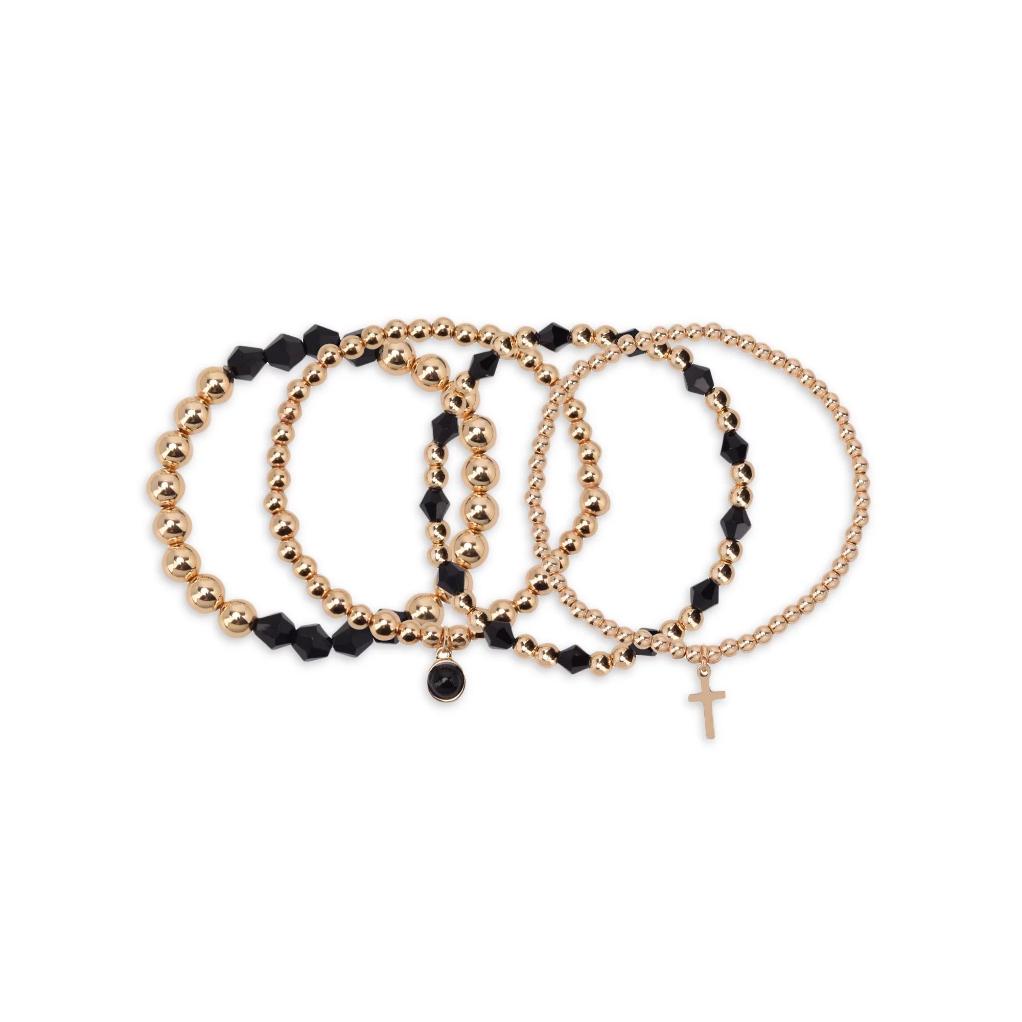 Time and Tru Women's 4pc Bracelet Set - Walmart.com | Walmart (US)