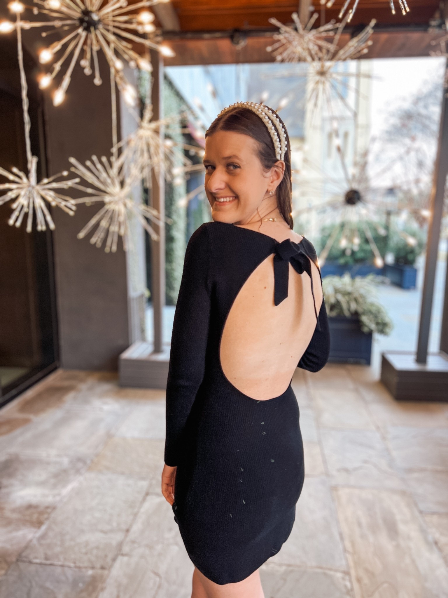 i found the best little black dress for this holiday season! Loving the bow detail and truly so impressed with how comfortable this is! 

#LTKootd #LTKSeasonal #LTKHoliday