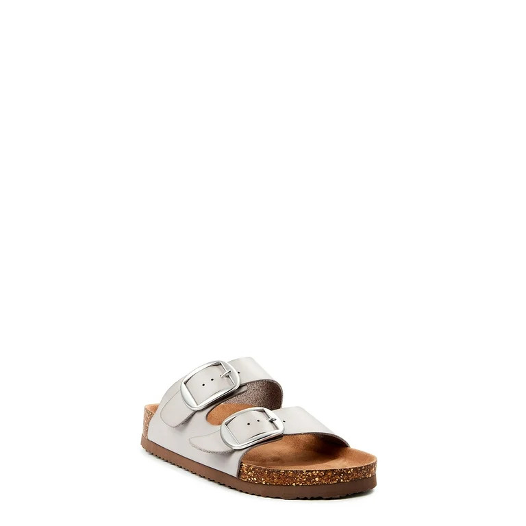 Time and Tru Women's Footbed Slide Sandals | Walmart (US)