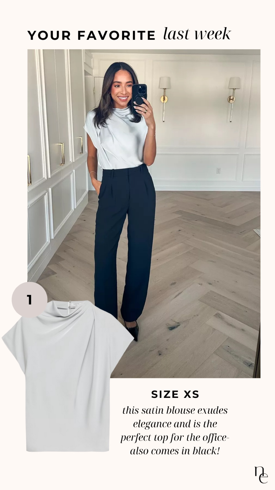 Last weeks best seller! Wearing size xs blouse and size 4 reg black pants - I’m 5’8” wearing a kitten heel 


Work outfit 
Office outfit 
Workwear 
Fall fashion 
Fall outfit 

#LTKworkwear #LTKstyletip #LTKfindsunder100