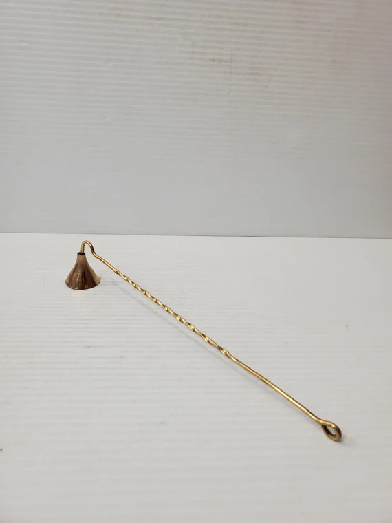 Vintage Brass Candle Snuffer Candle Snuffer Brass Gold Candle - Etsy | Etsy (US)