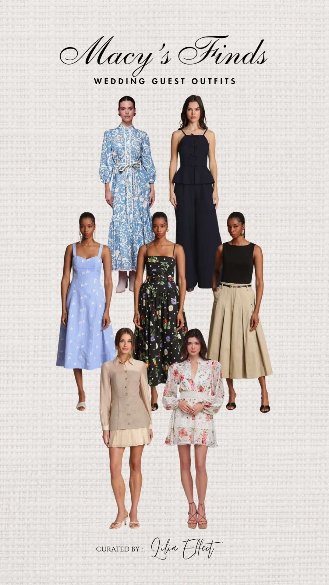 Macy’s finds — wedding guest outfits 💐✨ Elegant dresses, flattering silhouettes, and timeless styles perfect for celebrating every special occasion in style. 🤍
 

 #LTKgrwm #LTKootd #LTKWedding