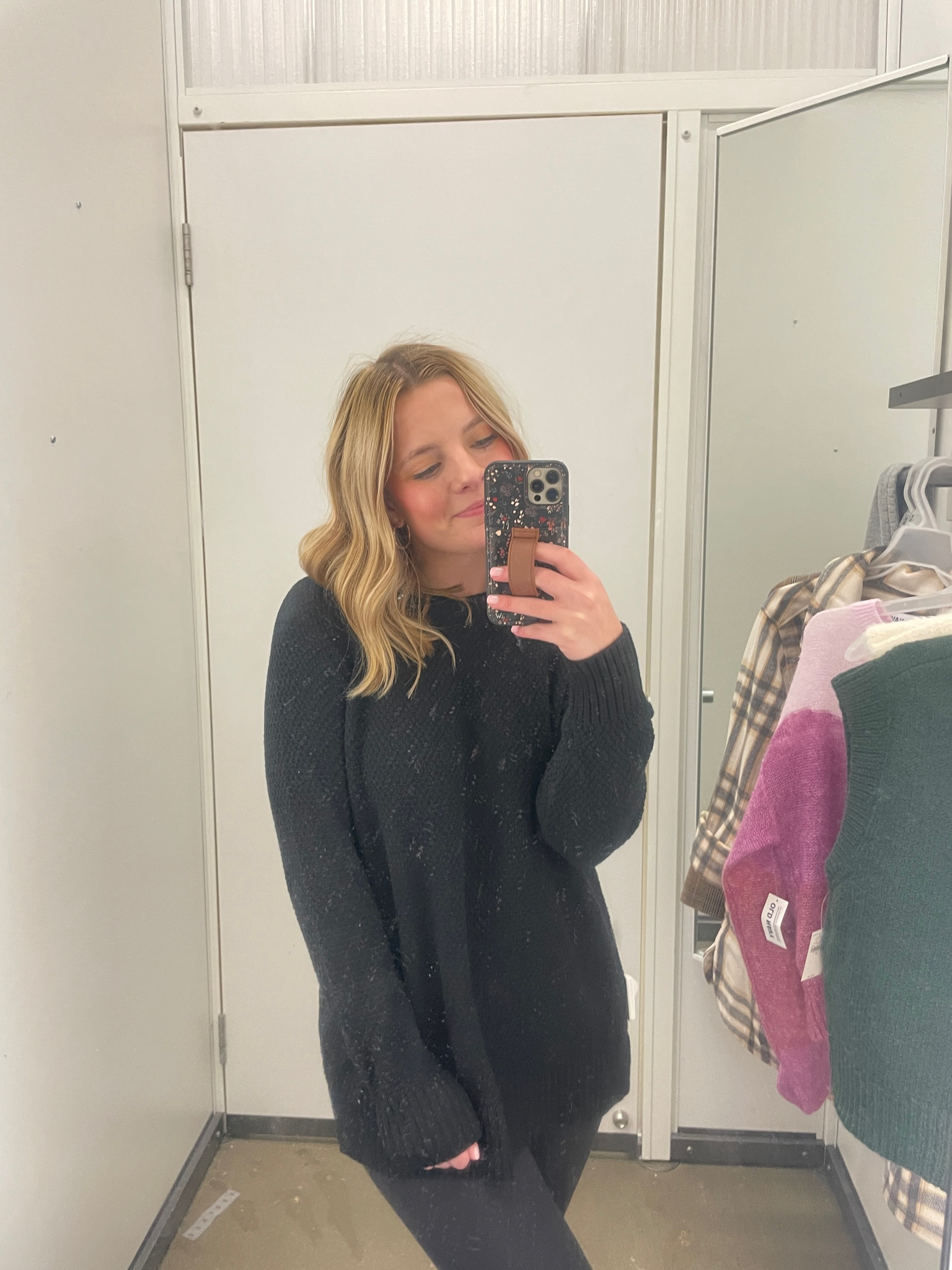 Perfect black sweater for fall outfits for work and teacher outfits / tunic fit / great with leggings 

#LTKstyletip #LTKfindsunder100 #LTKSeasonal
