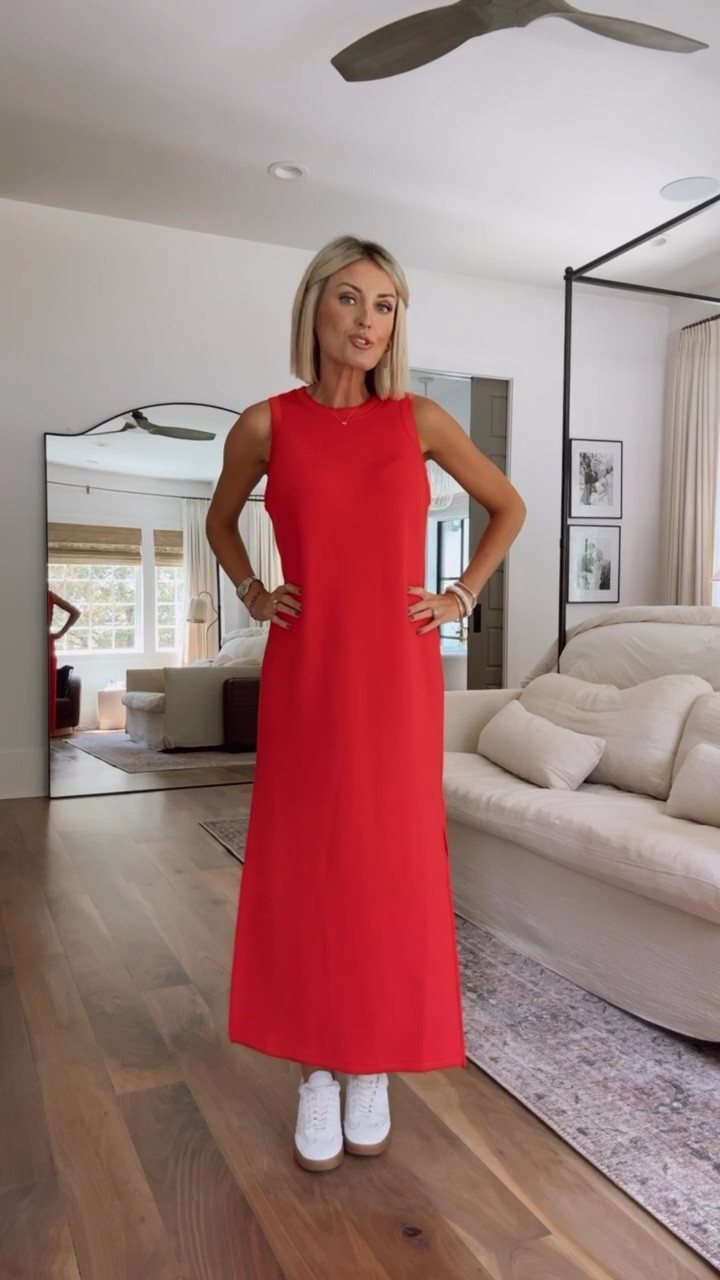 This dress is so comfy and comes in the cutest color! So many ways you could style this! Wearing S. Use my code BRITTANYXSPANX for 15% off your first order! @Spanx #SpanxPartner

#LTKSeasonal #LTKTravel #LTKStyleTip