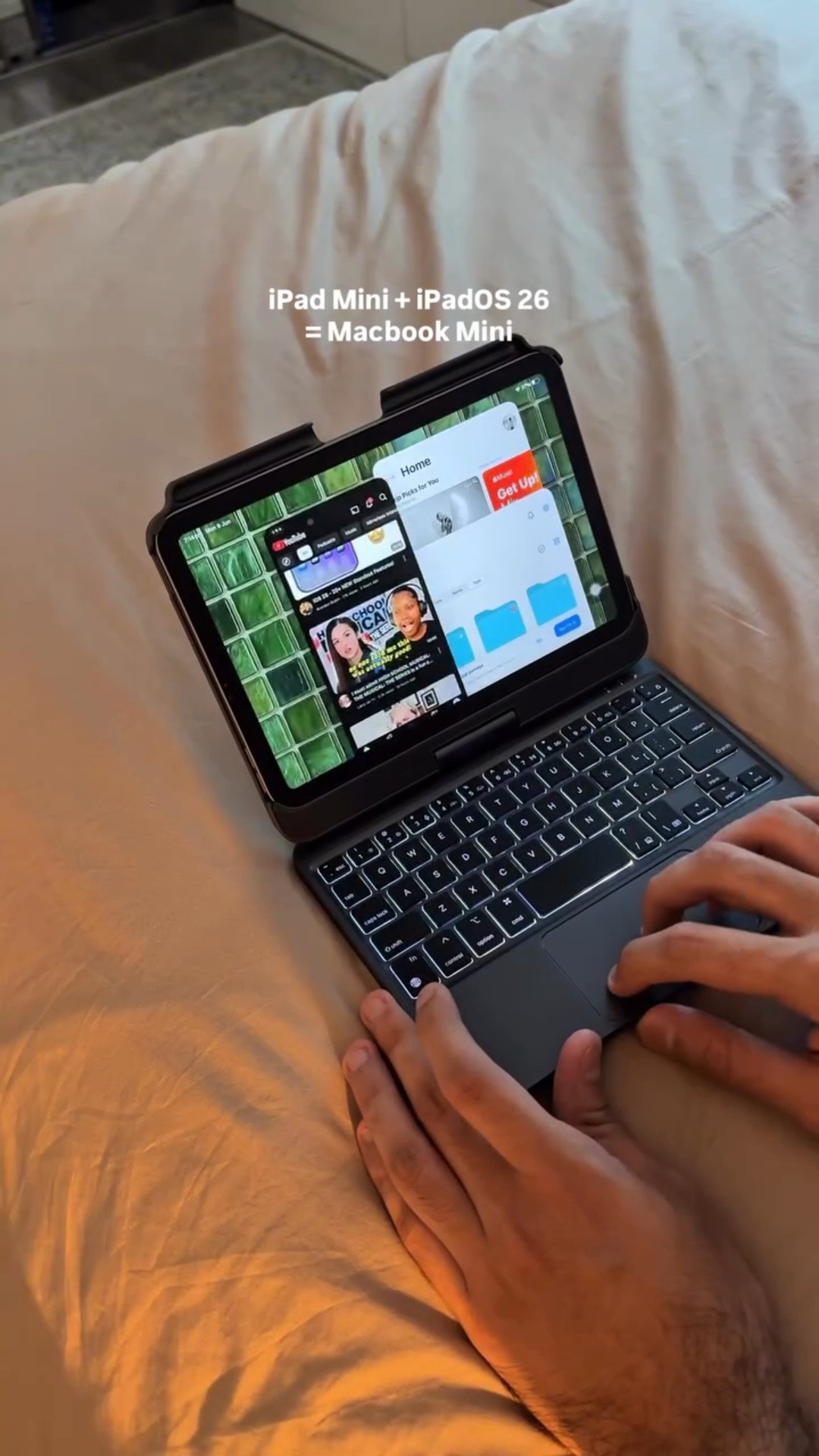 iPad Mini + iPadOS 26 = Macbook Mini

#ipadmini #ipadmini7 #ipad #ipadOS #ipadOS26