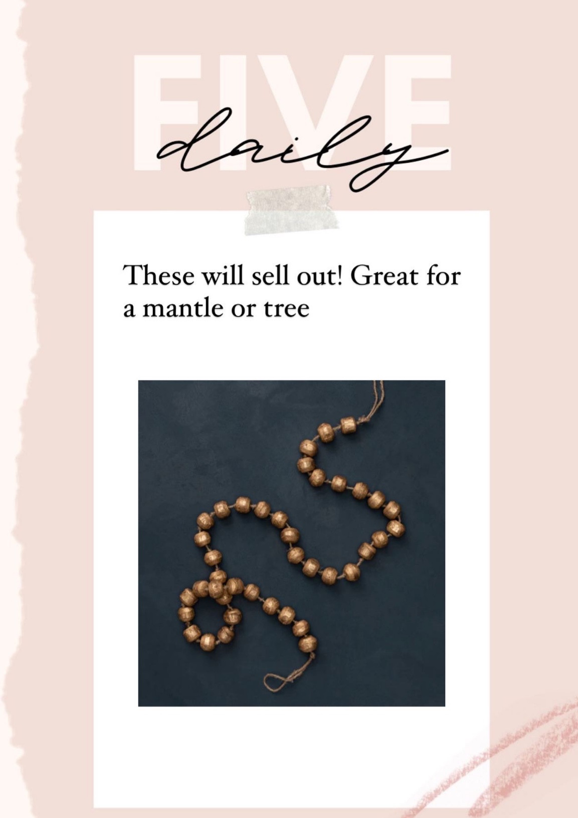 Christmas garland 

#LTKhome #LTKHoliday #LTKunder50