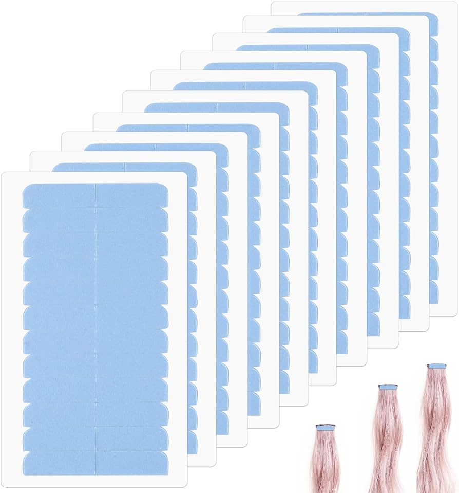 CANIPHA 120Pcs Hair Extension Tape Double Sided Hair Tape, Adhesive Replacement Tape for Hair Ext... | Amazon (US)