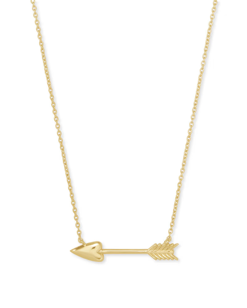 Zoey Arrow Pendant Necklace in Gold | Kendra Scott