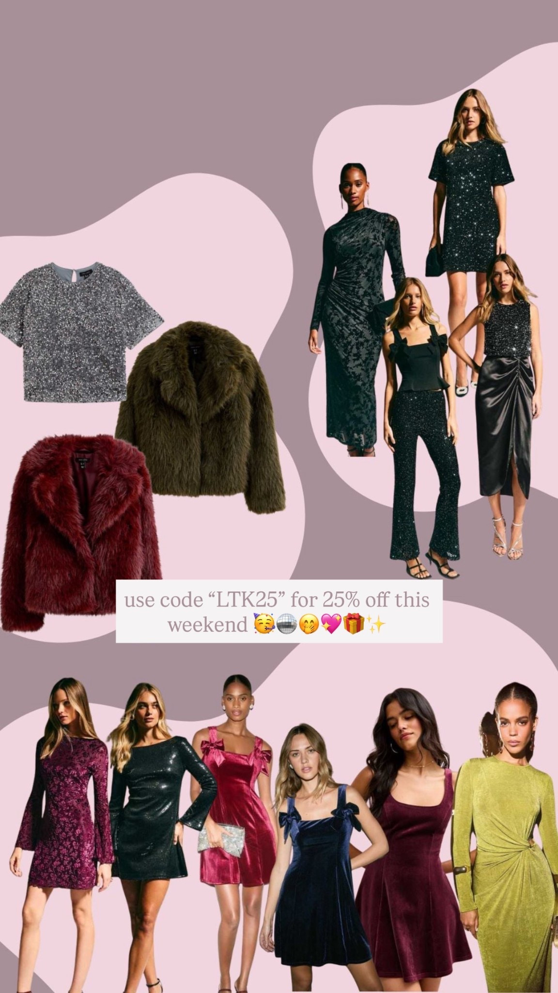 Newlook have 25% off this weekend on LTK! Use LTK25 for 25% off!💖✨

LTKxNewlook, NewLook Sale, New Look Sale, Partywear, sequin dresses

#LTKmidsize #LTKwinter #LTKfestive