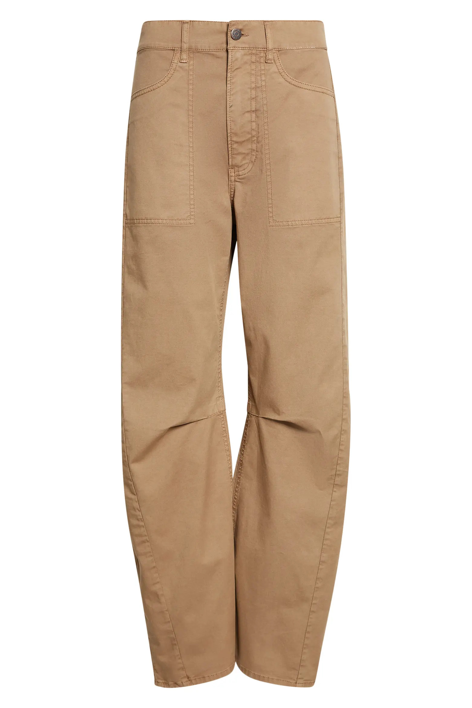 Sloan Barrel Leg Twill Pants | Nordstrom