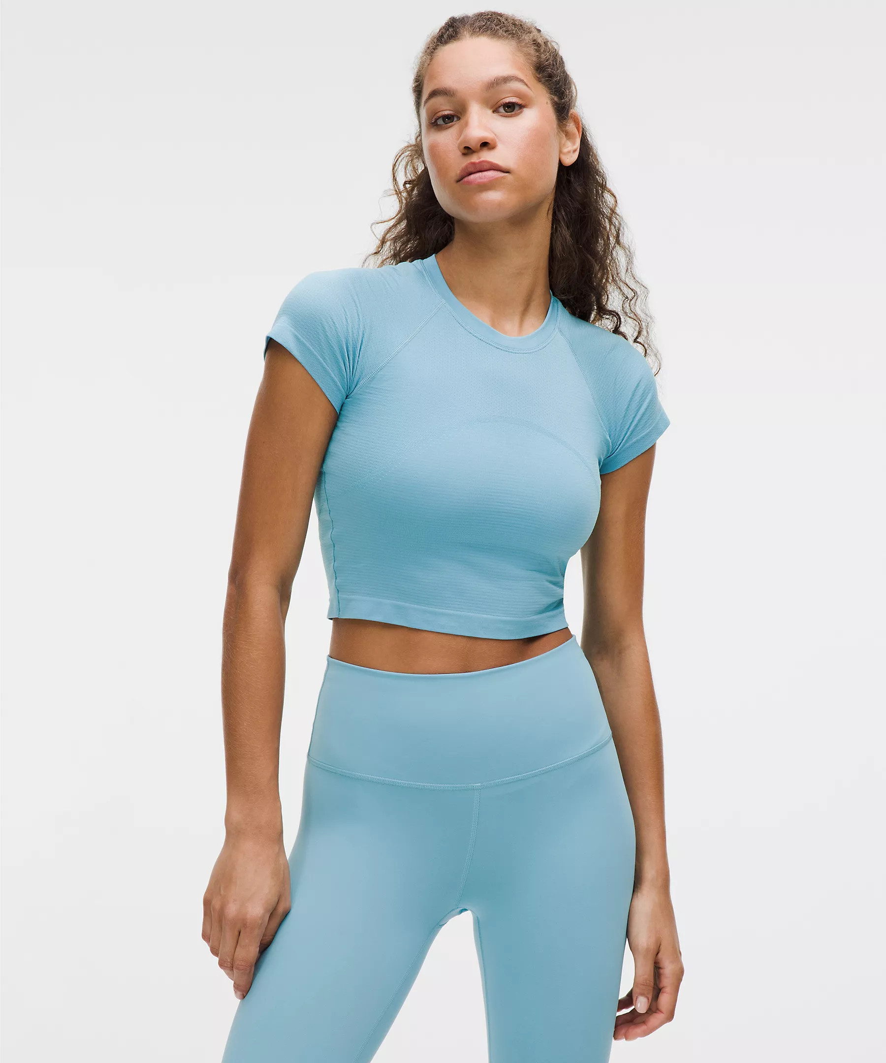 Swiftly Tech Cropped Short-Sleeve Shirt 2.0 | Lululemon (US)