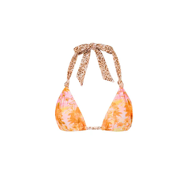 Soft Knot Halter Bikini Top - Wild Skies | Kulani Kinis US