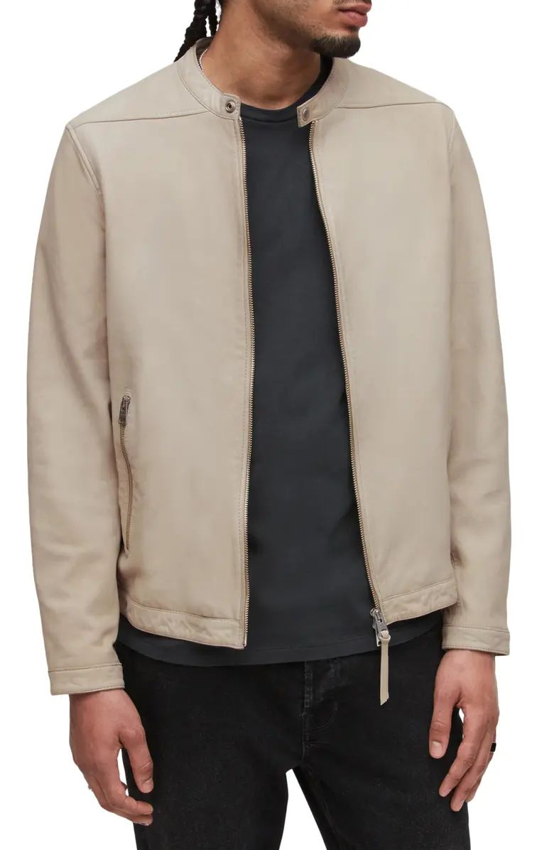 AllSaints Marina Leather Jacket | Nordstrom | Nordstrom