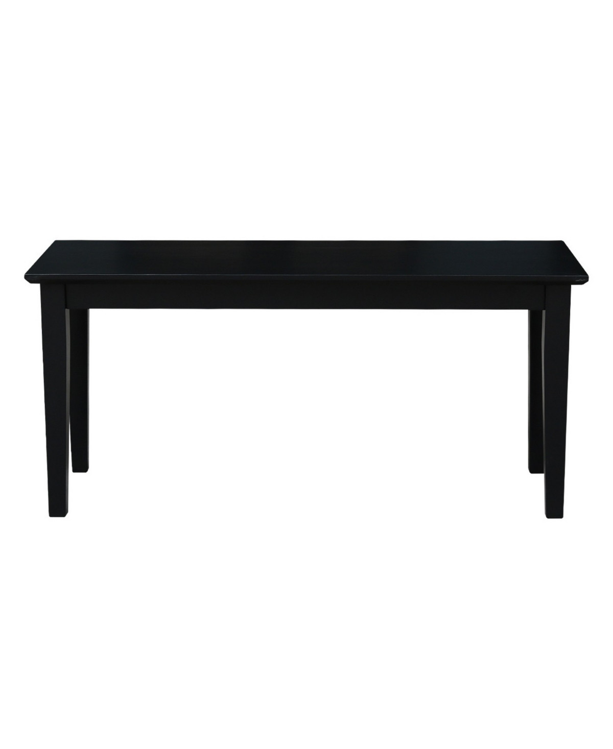 International Concepts Shaker Styled Bench - Black | Macy's