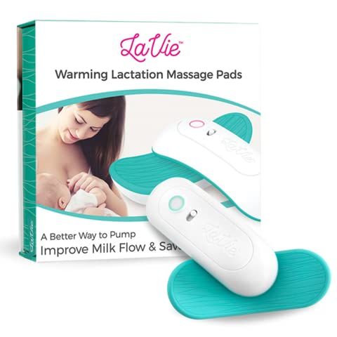 LaVie 2-in-1 Warming Lactation Massager, 2 Pack, Heat and Vibration, Pumping and Breastfeeding Es... | Amazon (US)