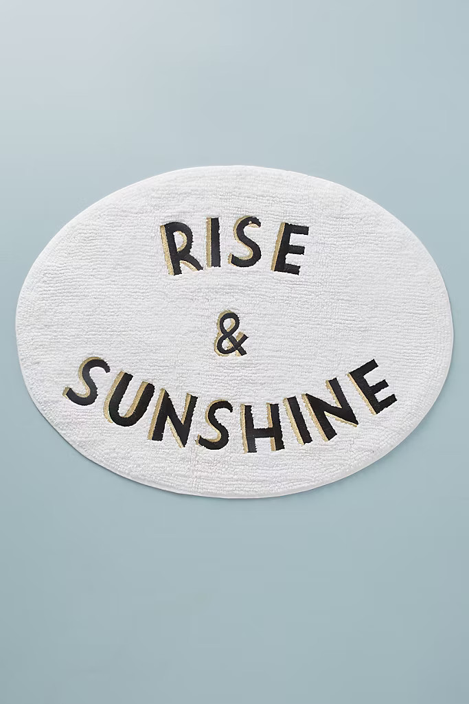 Rise & Sunshine Bath Mat | Anthropologie (US)