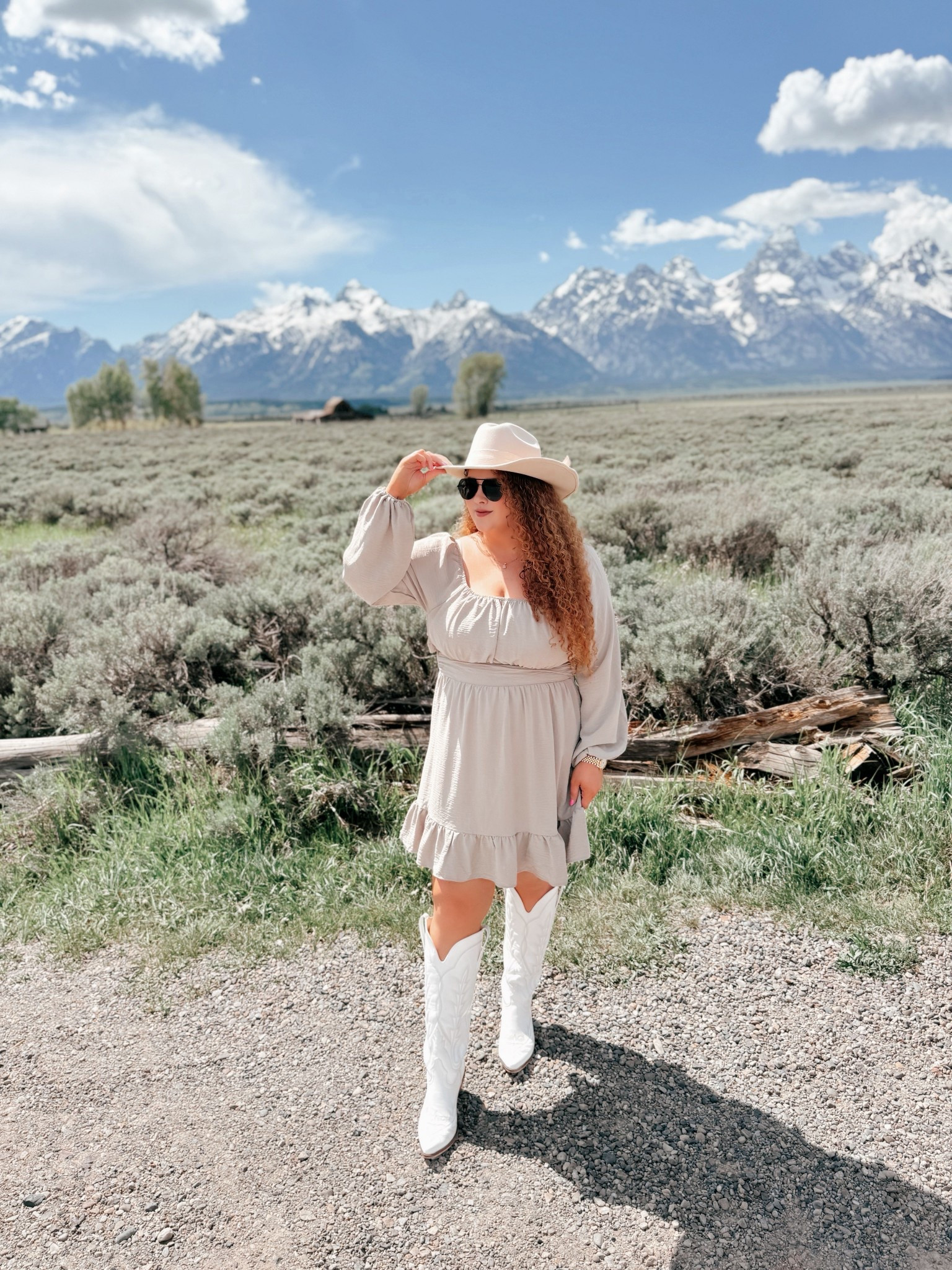 Surrounded by wild beauty and endless skies 🏔️🌾 green dress | amazon green dress | western dress | amazon dress | boots | cowgirl boots | white boots | white cowgirl boots | concert look | concert outfit | concert finds | concert outfit inspo | spring concert outfit | spring | spring finds | spring fashion finds | amazon spring finds | amazon spring fashion | spring outfit inspo | spring transition look | spring transition outfit | spring concert | spring concert outfit | country concert outfit | grand Teton trip | grand Teton outfit | Yellowstone trip | Yellowstone outfit | western outfit | western fashion | western wear 

#LTKMidsize #LTKSummerEdit #LTKSaleAlert