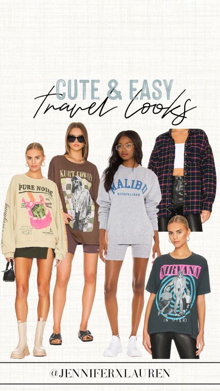 Travel looks

Graphic tee. Graphic sweatshirt. Comfy looks. Fall transition. Free people flannel  

#LTKunder100 #LTKtravel #LTKSeasonal