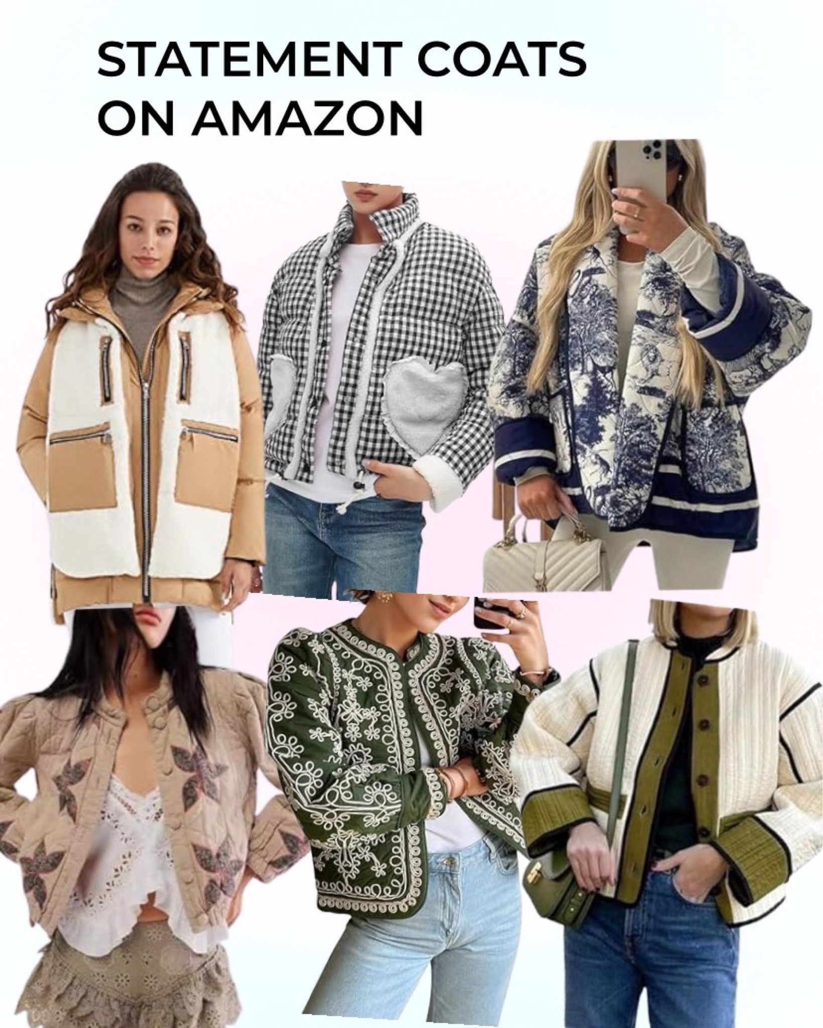 We love a good statement coat or jacket 😍 these are some of my favorites! 

#LTKFindsUnder100 #LTKStyleTip #LTKSeasonal