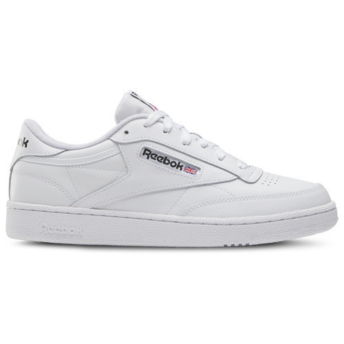 Reebok Mens Reebok Club C 85 - Mens Shoes Footwear White/Footwear White/Core Black Size 15.0 | Foot Locker (US)