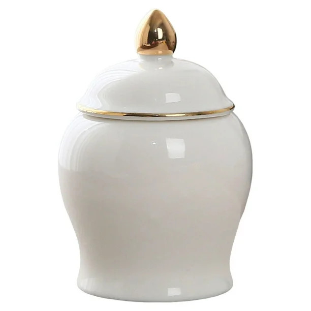 4x Mini Ceramic Storage Jar 70ml Kitchen Canisters Ginger Jar with Lid Sugar | Walmart (US)