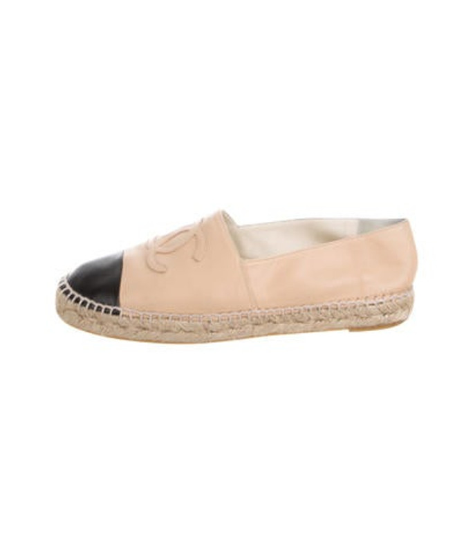 Chanel Lambskin CC Espadrilles Beige Chanel Lambskin CC Espadrilles | The RealReal