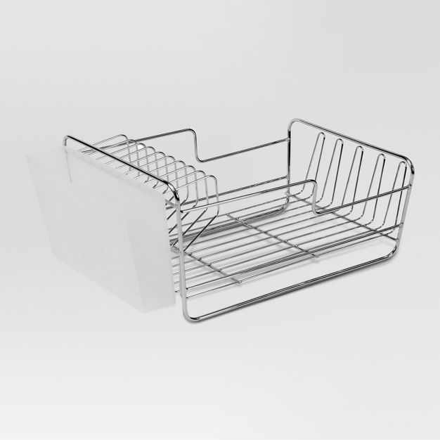 Dish Racks with Utensil Tray Matte Nickel Small - Threshold™ | Target