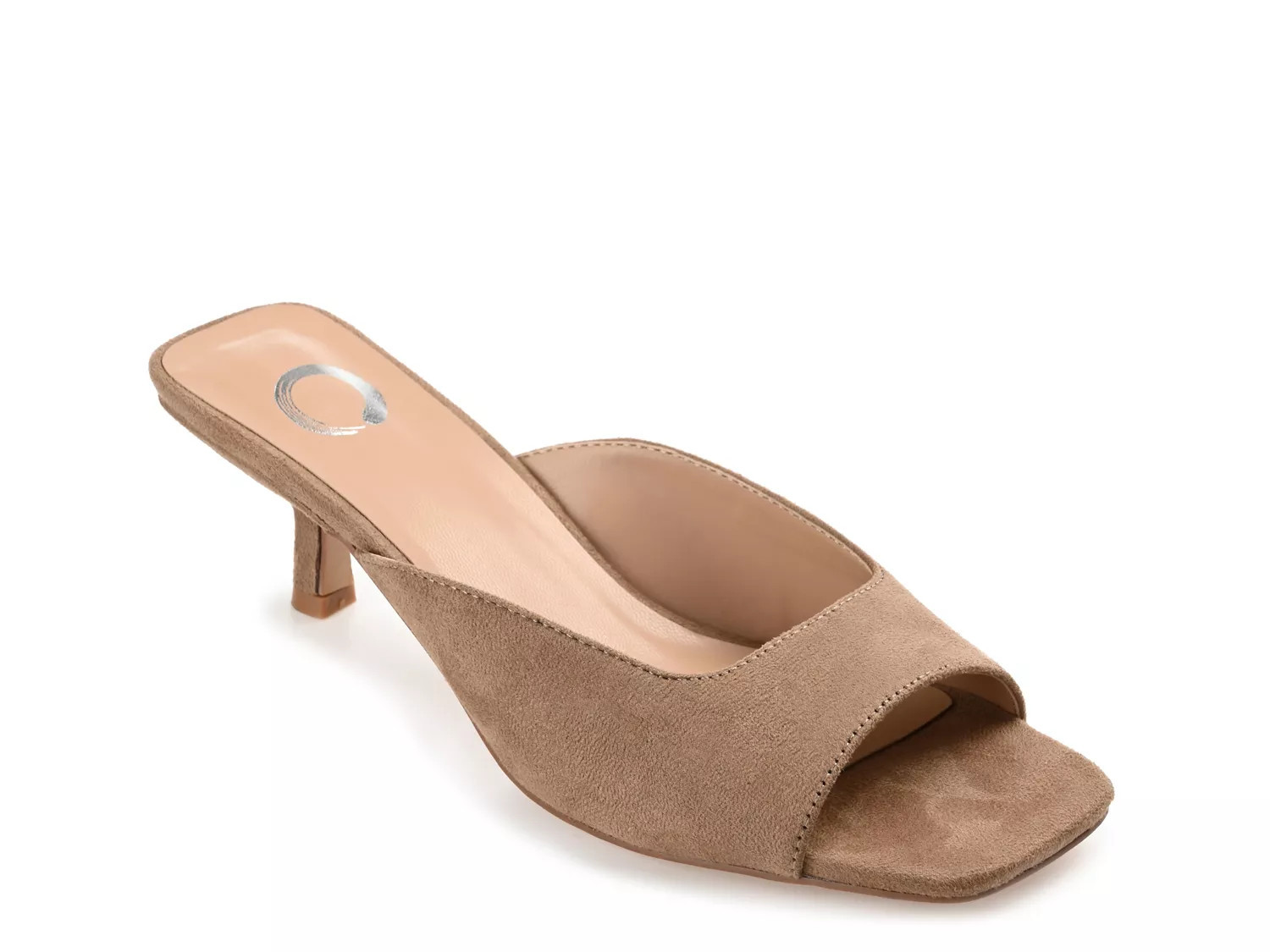 Journee Collection Wide Width Larna Sandal | Women's | Taupe | Size 6.5 | Sandals | Kitten | DSW