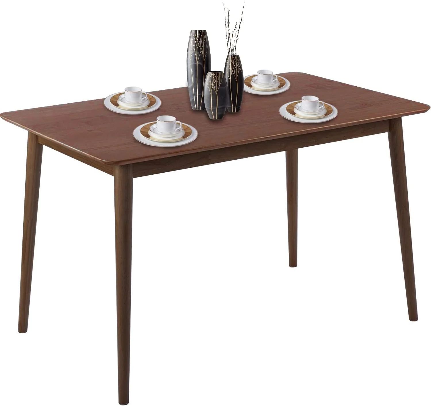 FDW Dining Room Table Small Kitchen Table Modern,Espresso | Walmart (US)
