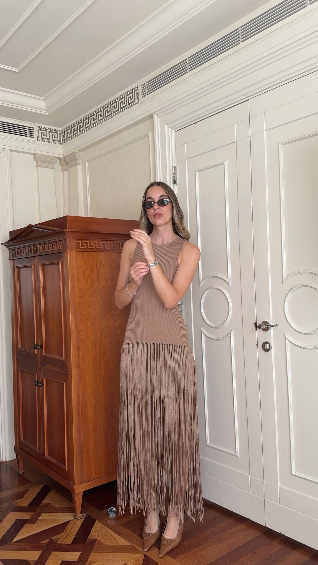 Such a fun outfit! Fringe detail dress in XS, cropped trench coat in M 🤍

#LTKFashionMonth #LTKspring #LTKaustralia