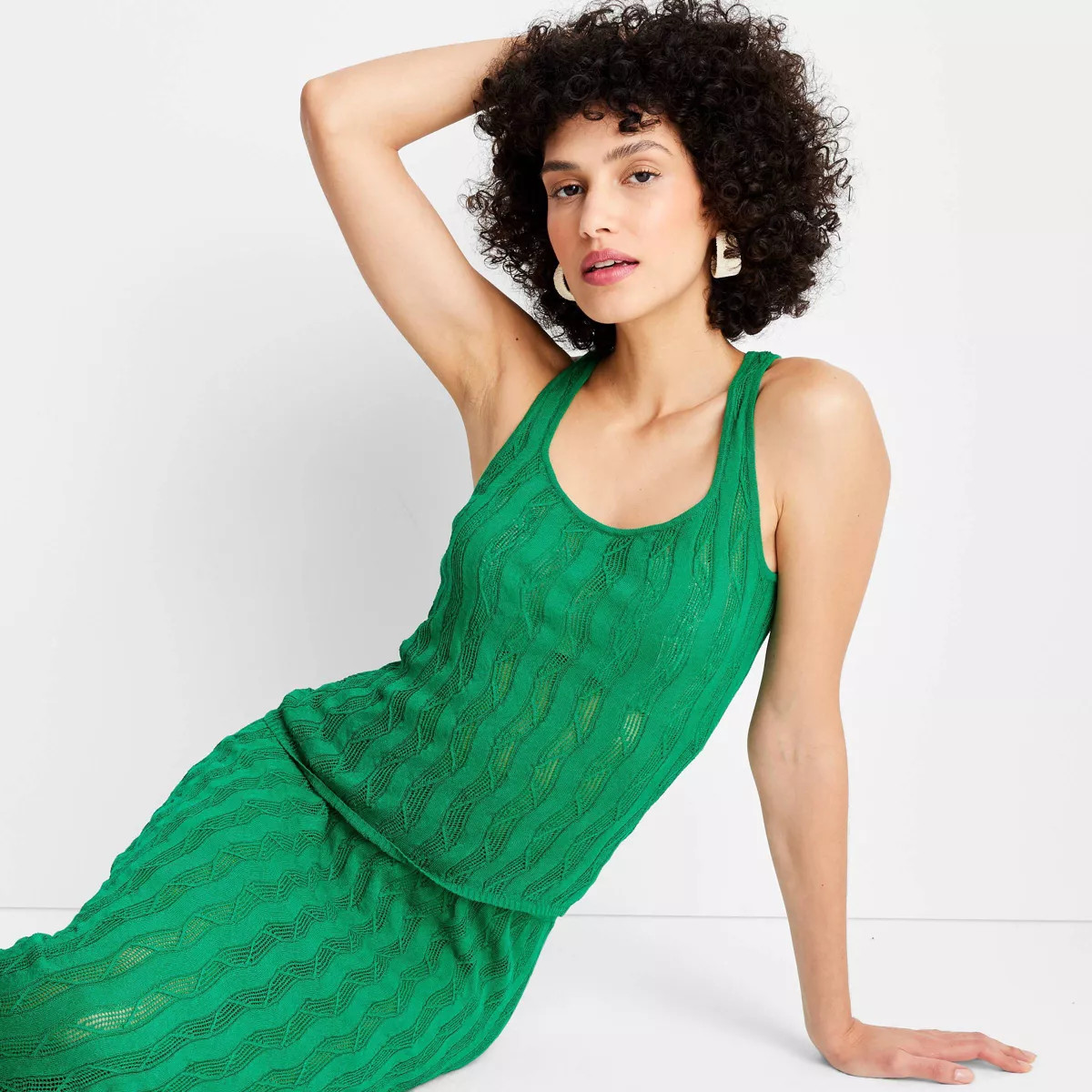 Women's Open Stitch Sweater Tank Top - Future Collective™ with Jenee Naylor | Target