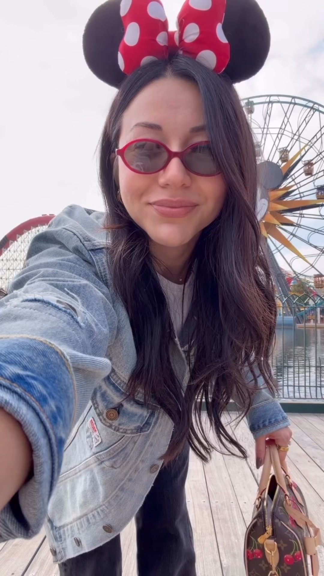 Because denim and Disney never go out of style 💙✨

Wearing my Levi’s x Toy Story jacket — one of my favorite collabs ever — with Minnie ears, a classic white tee, black jeans, and sneakers.

#OOTD #DisneyStyle #LevisDenim #ToyStoryVibes #DisneyOutfit #ParkDayStyle #CasualChic #CoolMomStyle #LTKStyle #OutfitInspo #DisneyFashion