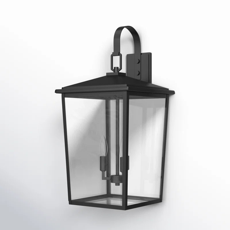 Messerly 3 Light 24" Tall Outdoor Wall Sconce | Wayfair North America