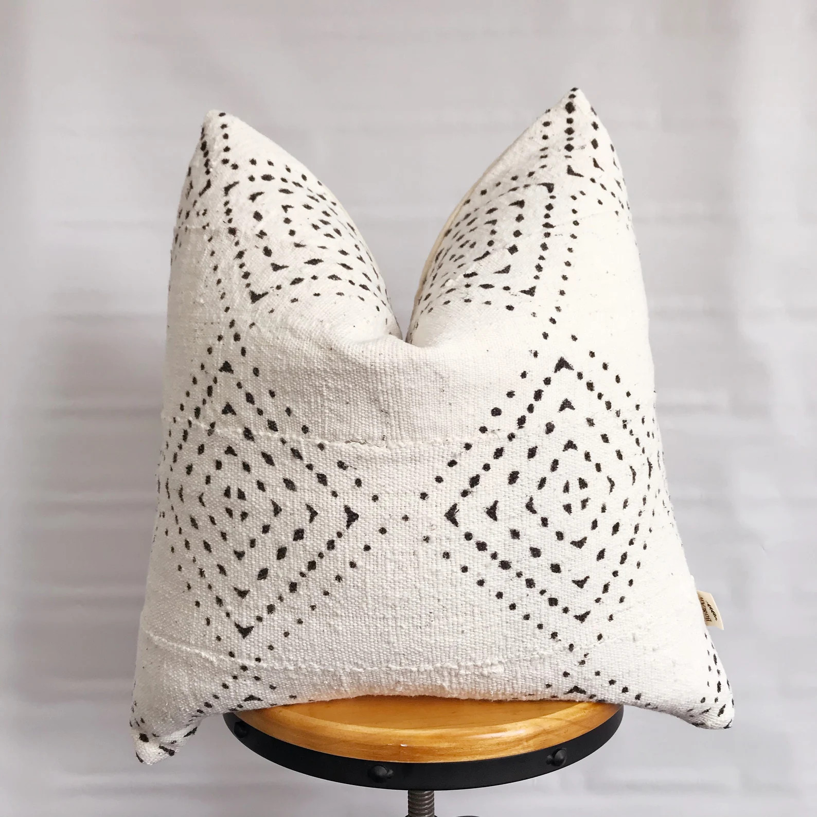 Authentic Mudcloth  pillow cover Natural and GRAY Mudcloth | Etsy | Etsy (US)