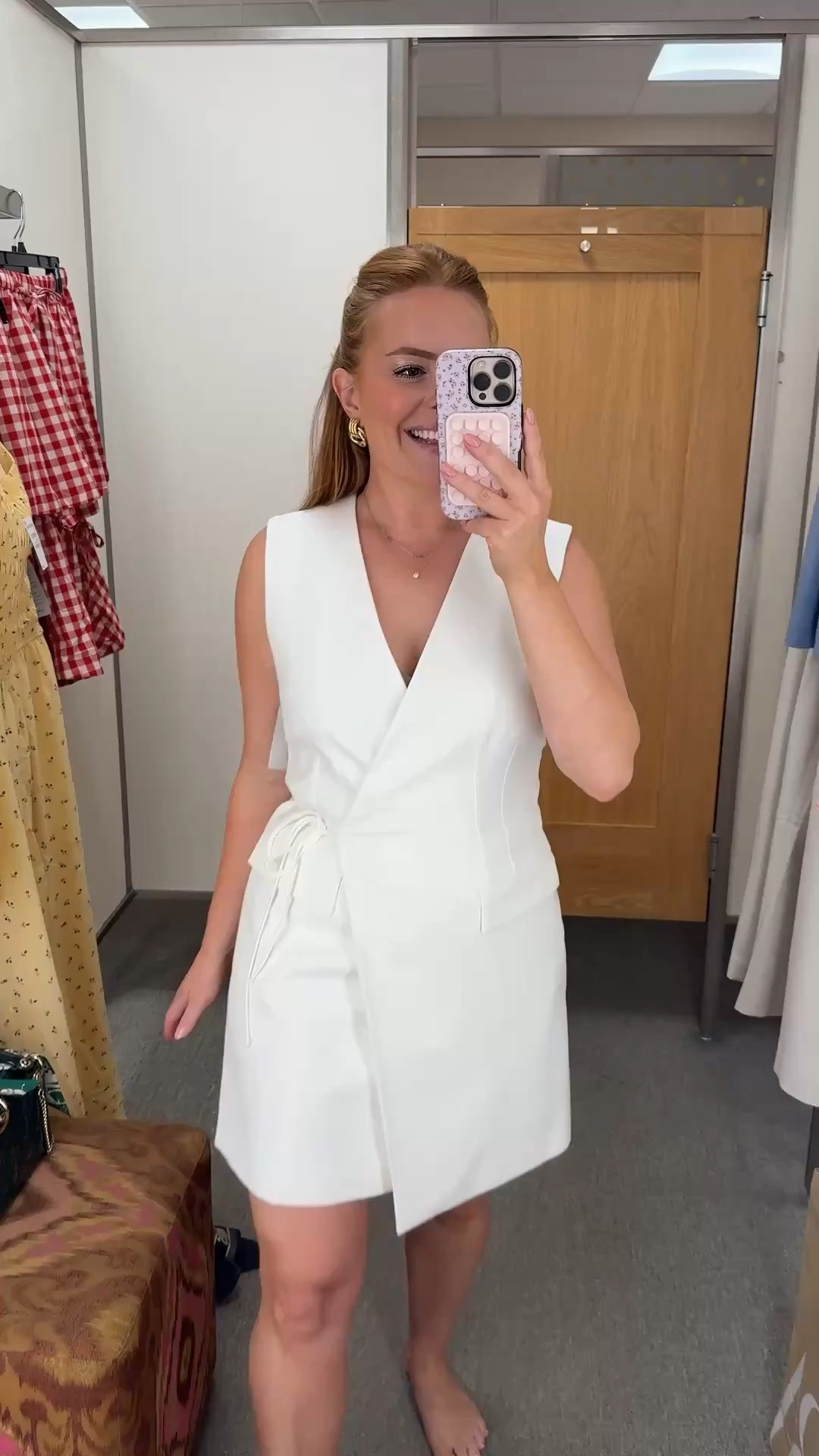 If you’re looking for a chic summer event dress, this is it 🤍 The tailored wrap silhouette feels polished and expensive while remaining lightweight enough for warm weather.

#WhiteDress #NordstromStyle #SummerEvents #ChicStyle #LTKFashion