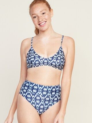 Scoop-Neck Bralette Swim Top for Women | Old Navy (US)